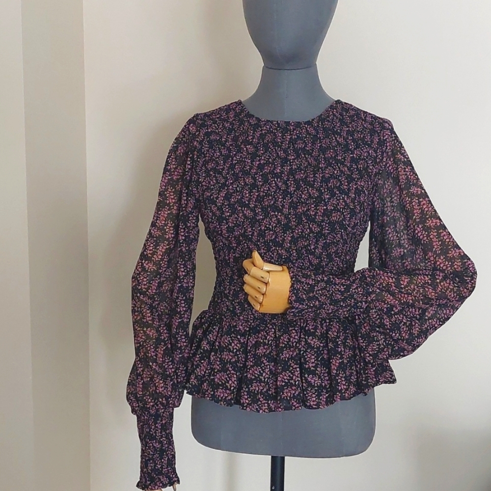 Floral Long Sleeve Blouse
